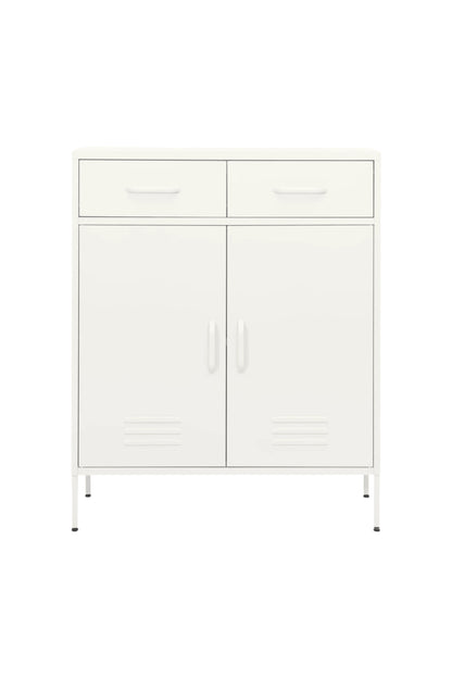 Double Scoop in Coconut Cream - Modern Media Cabinet-Storage Cabinet