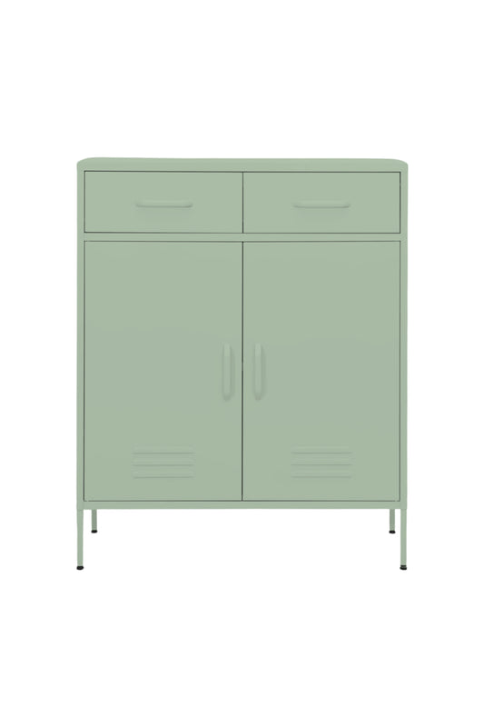 Double Scoop in Cool Mint - Modern Media Cabinet-Storage Cabinet