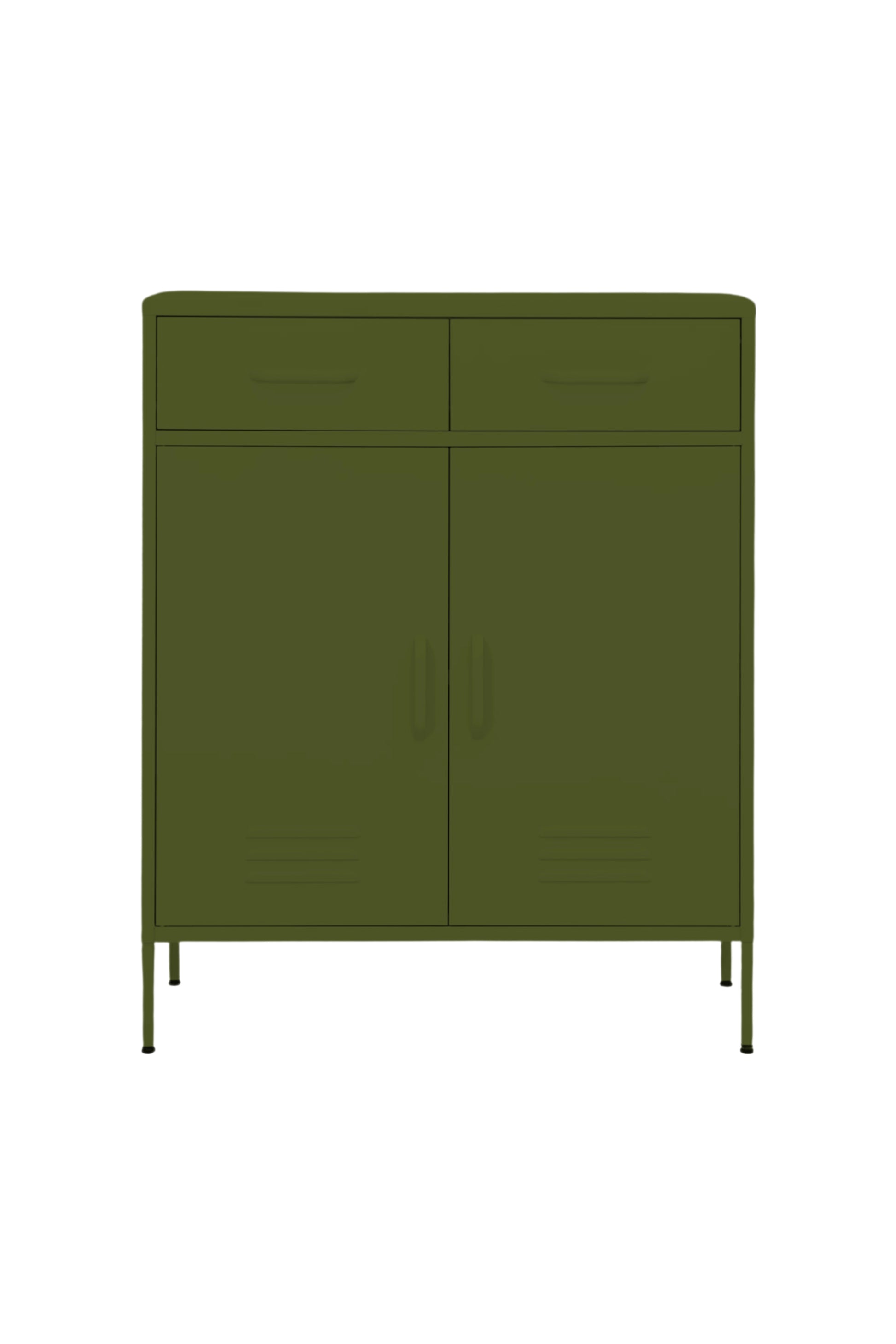 Double Scoop in Matcha Latte - Modern Media Cabinet-Storage Cabinet