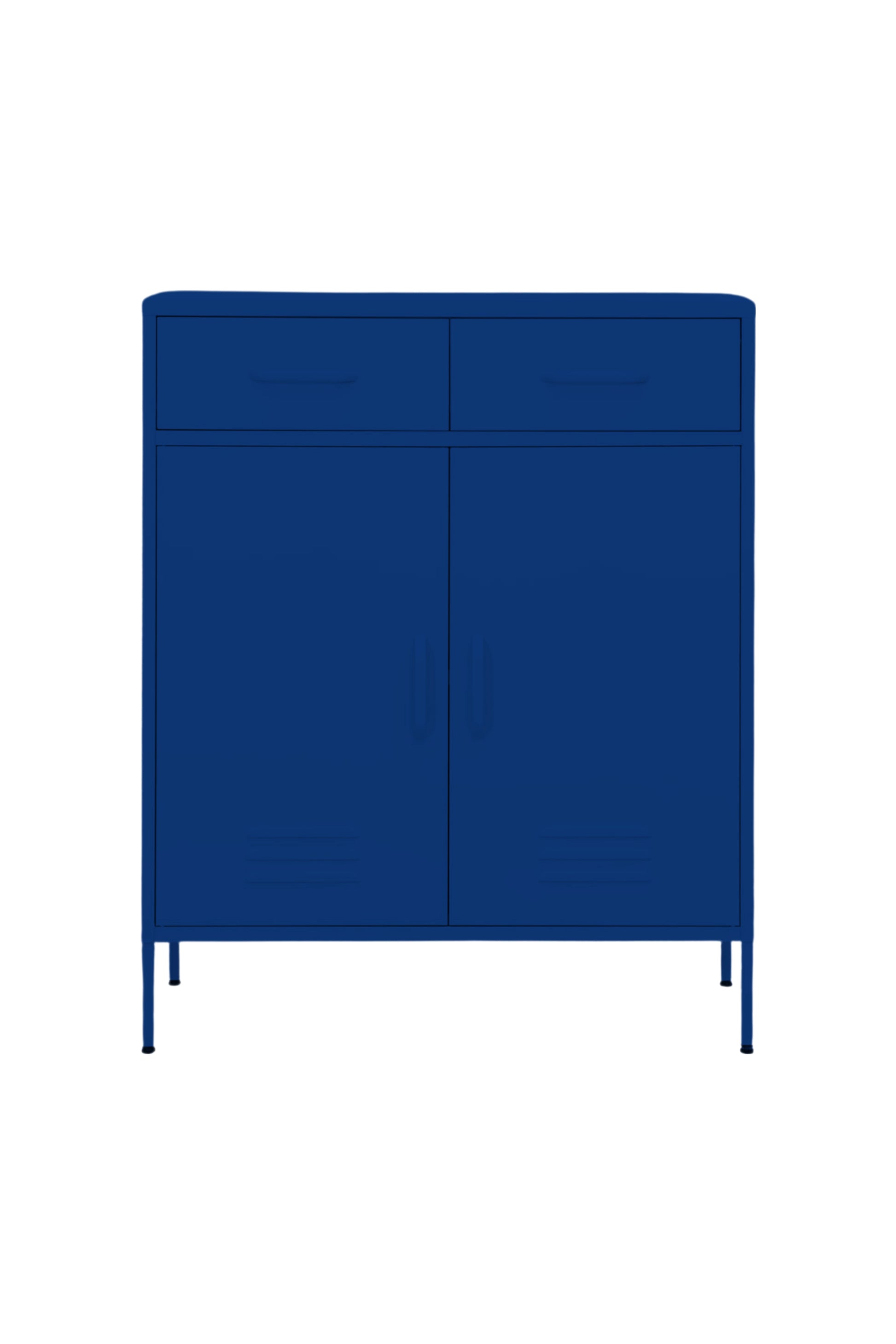 Double Scoop in Midnight Blueberry - Modern Media Cabinet-Storage Cabinet