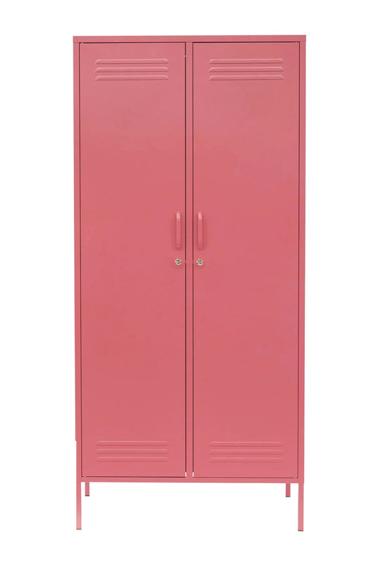 Double Swirl in Berrylicious  - Modern Steel Locker Wardrobe - Storage Cupboard