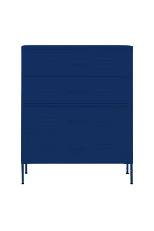 Quattro Treat in Midnight Blueberry - Modern 4 Door Drawer- Storage Drawer