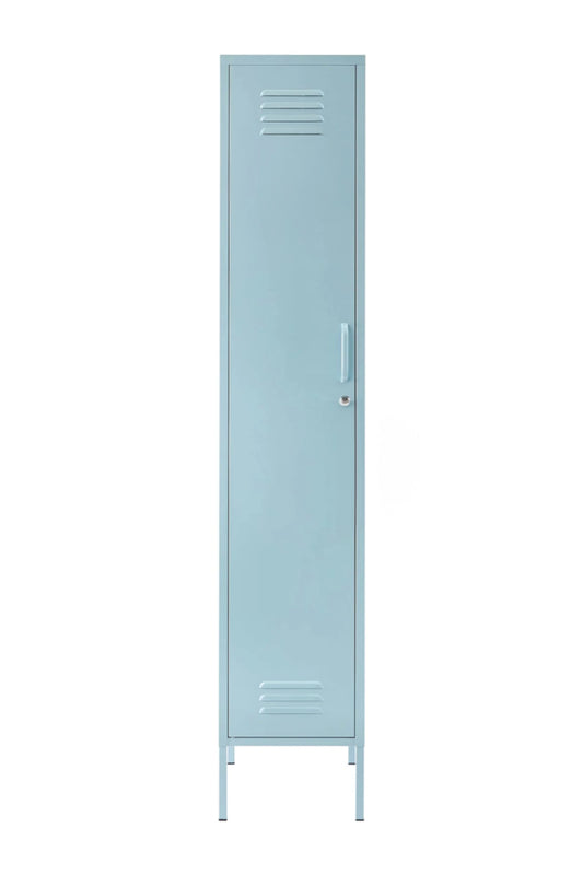 Single Dip in Double Bubblegum - Modern Steel Locker - Storage Cupboard - Left Door Opening