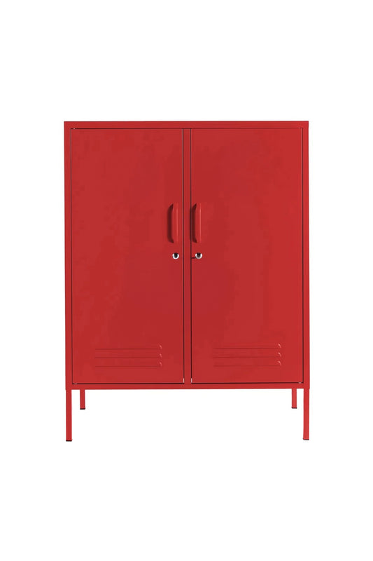 Standard Scoop in Cherry Bombshell - Modern Steel Locker - Storage Cabinet