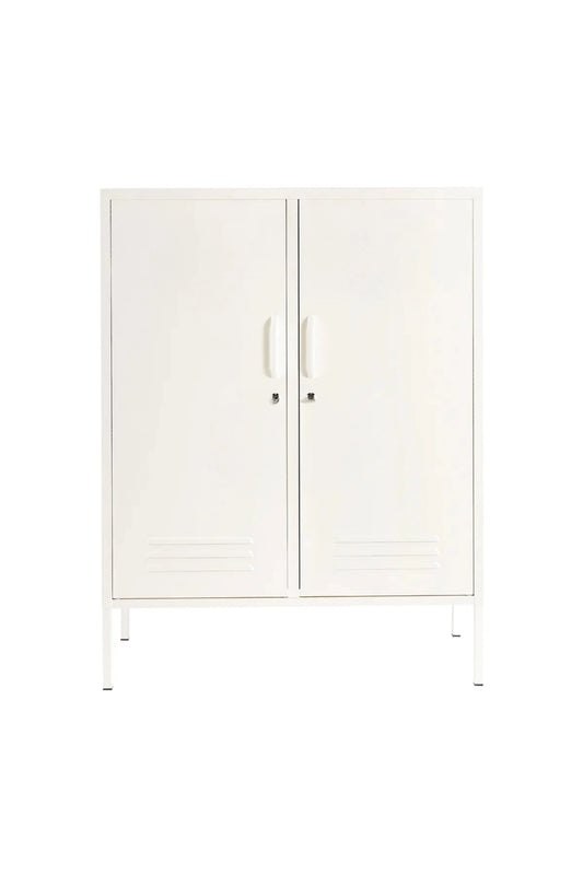 Standard Scoop in Coconut Cream - Modern Steel Locker - Storage Cabinet