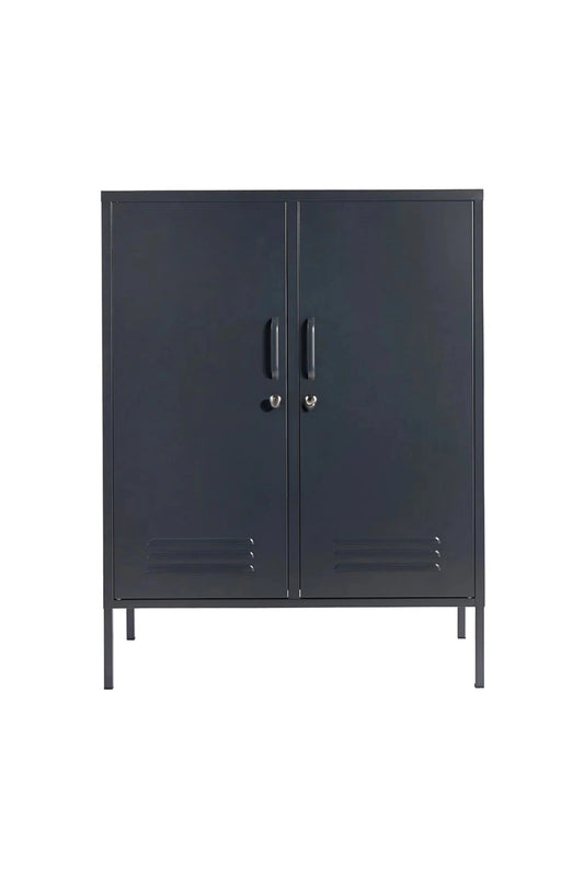 Standard Scoop in Twisted Liquorice - Modern Steel Locker - Storage Cabinet