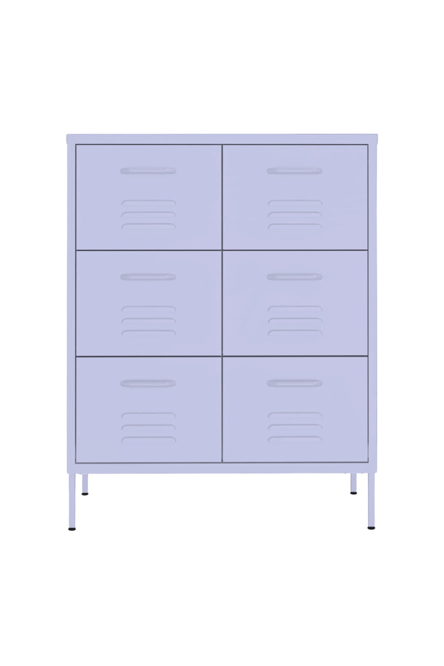 Super Scoop in Taro Milk - Modern 6 Door Drawer- Storage Drawer