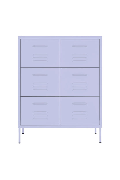 Super Scoop in Taro Milk - Modern 6 Door Drawer- Storage Drawer