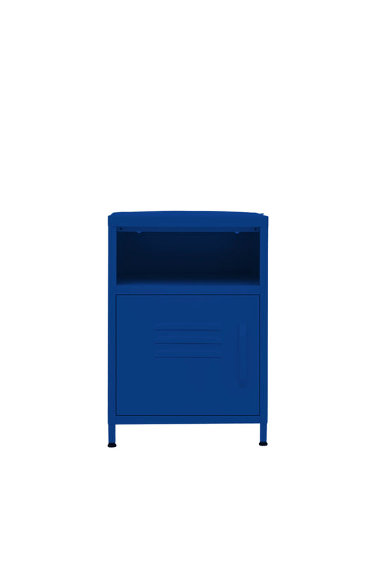 Tiny Tub in Midnight Blueberry - Modern Pedestal- Storage Cabinet - Left Door Opening