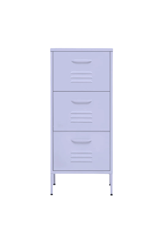 Triple Treat in Taro Milk - Modern 3 Door Drawer- Storage Drawer