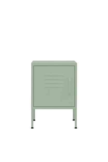 Cute Cup in Cool Mint - Modern Pedestal- Storage Cabinet - Left Door Opening