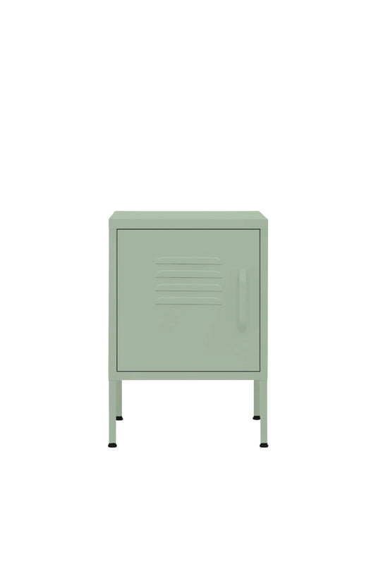 Cute Cup in Cool Mint - Modern Pedestal- Storage Cabinet - Left Door Opening