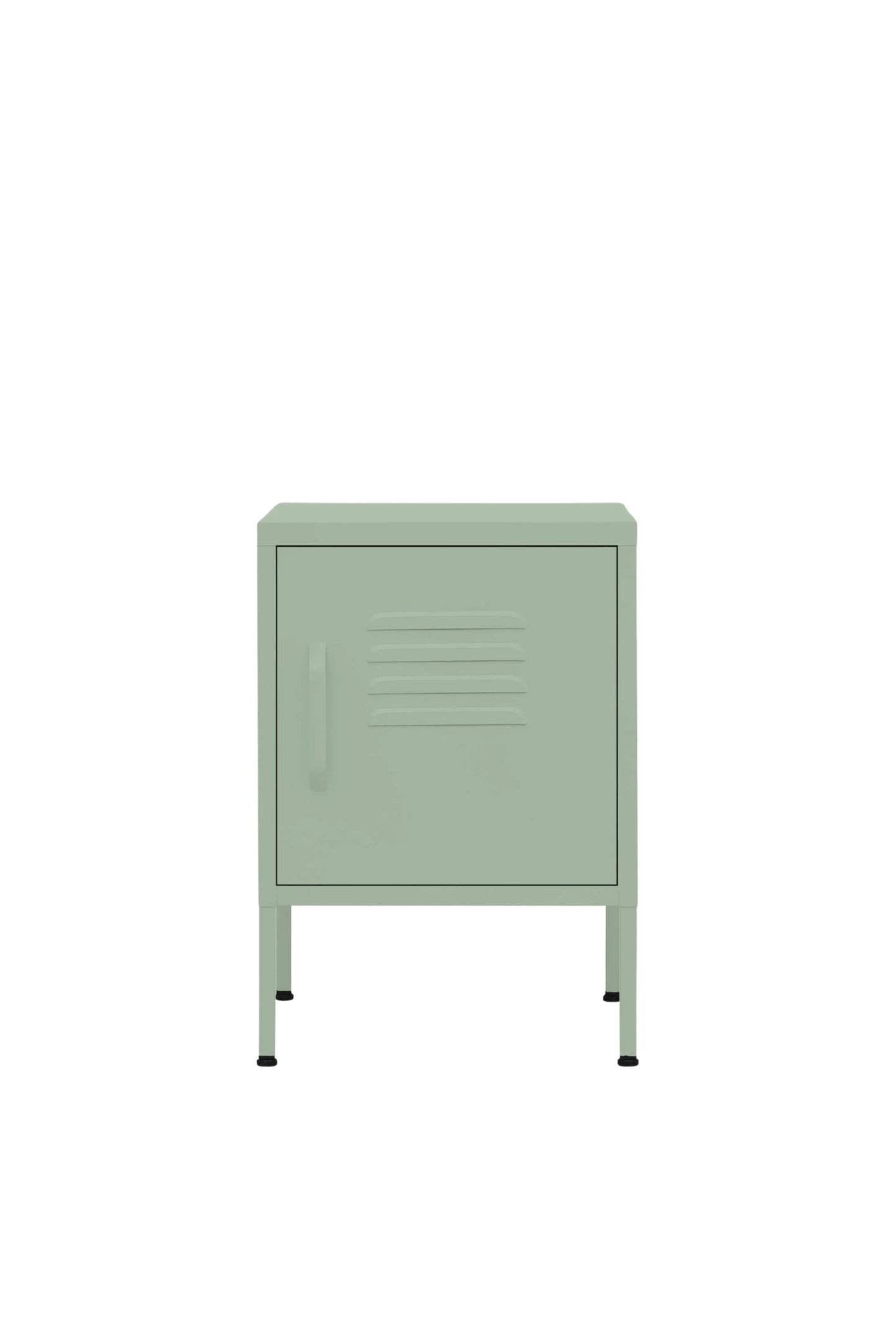 Cute Cup in Cool Mint - Modern Pedestal- Storage Cabinet - Right Door Opening