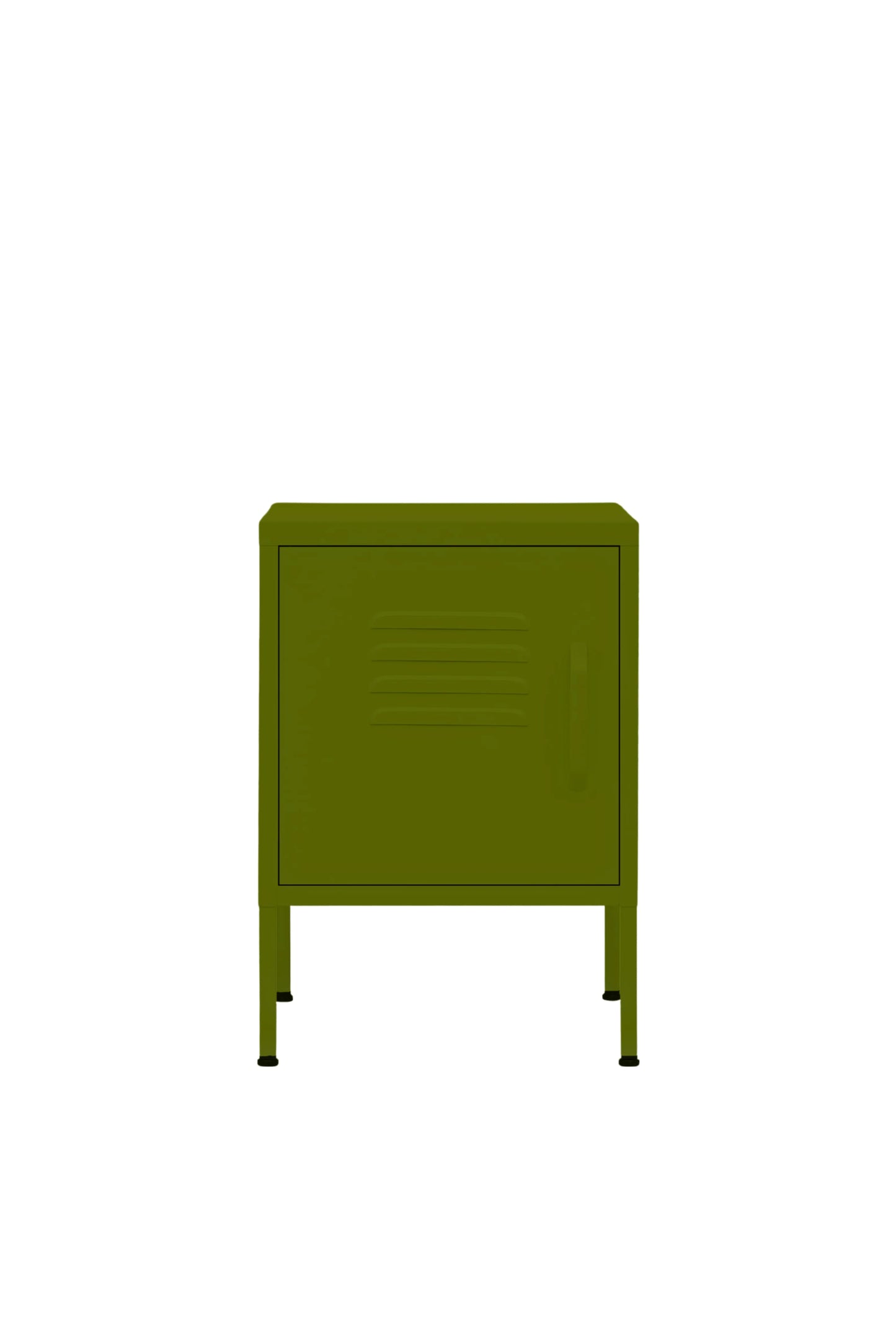 Cute Cup in Matcha Latte - Modern Pedestal- Storage Cabinet - Left Door Opening