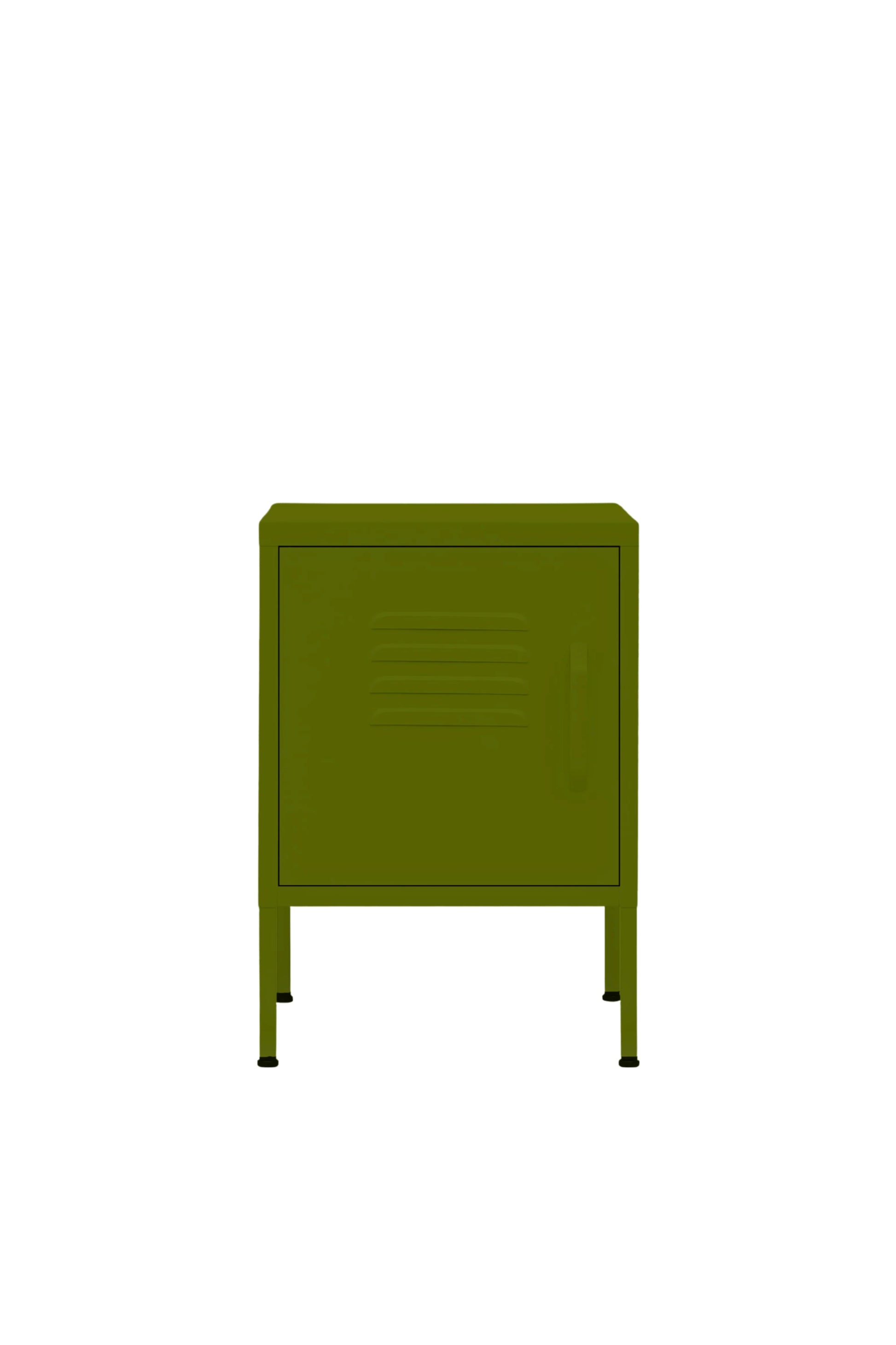 Cute Cup in Matcha Latte - Modern Pedestal- Storage Cabinet - Left Door Opening