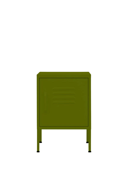 Cute Cup in Matcha Latte - Modern Pedestal- Storage Cabinet - Right Door Opening