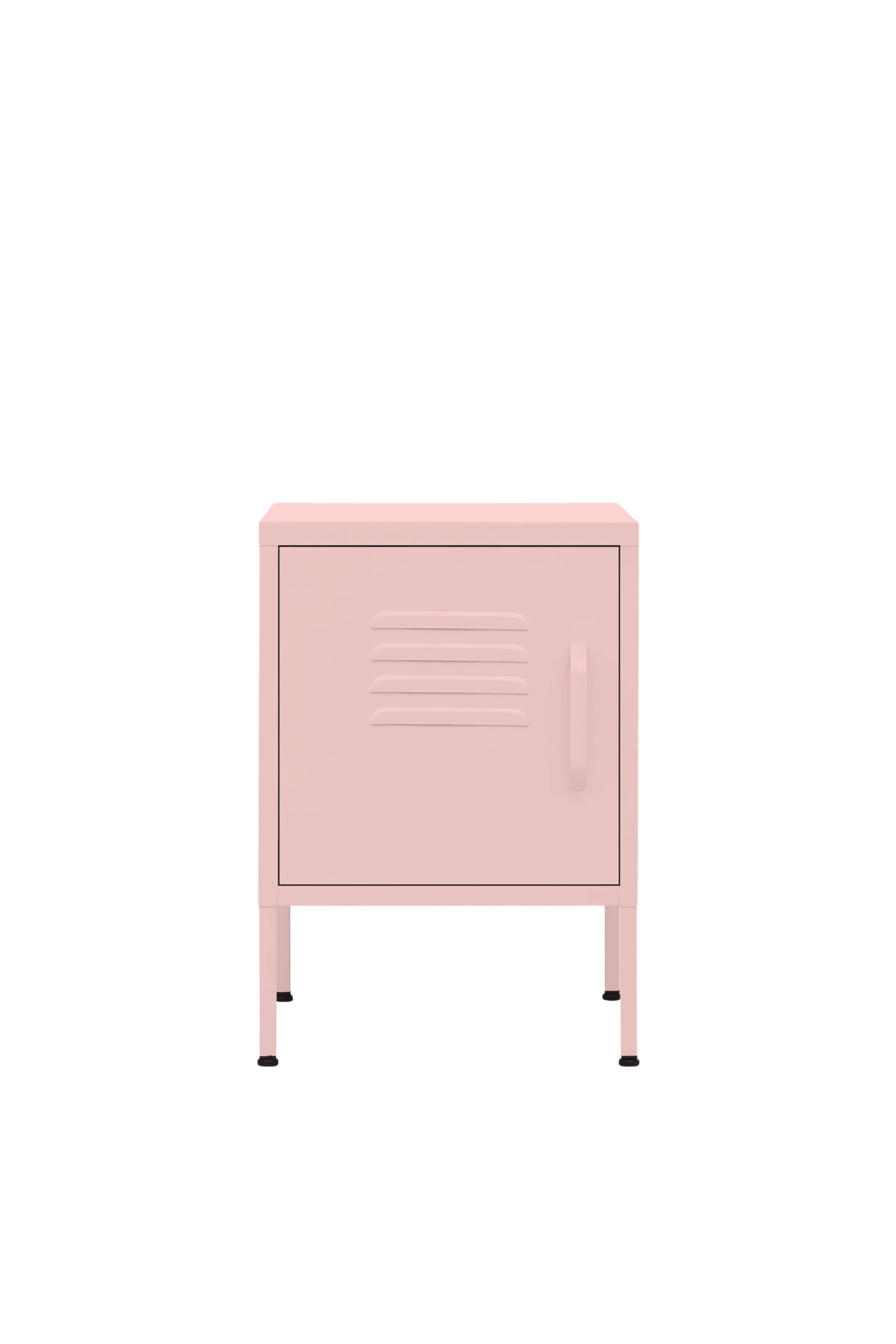 Cute Cup in Strawberry Cupcake - Modern Pedestal- Storage Cabinet - Left Door Opening