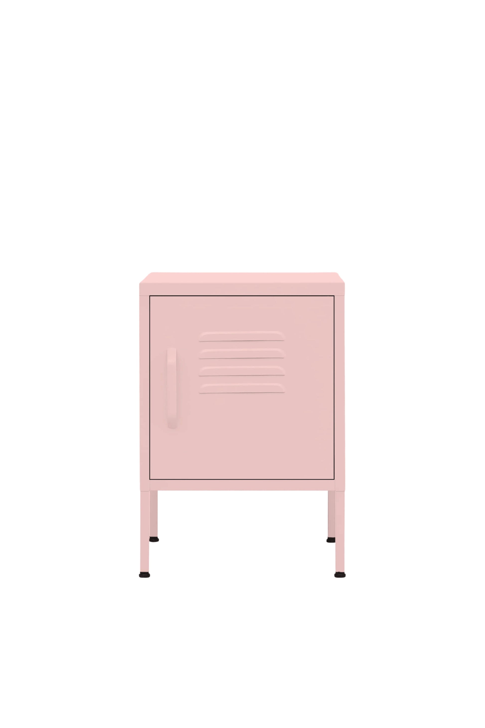 Cute Cup in Strawberry Cupcake - Modern Pedestal- Storage Cabinet - Right Door Opening